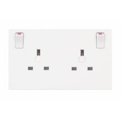 Converter Socket 13Amp 1 Gang to 2 Gang Wall Socket