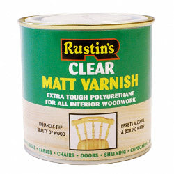 Rustins Polyurethane Clear Matt Varnish