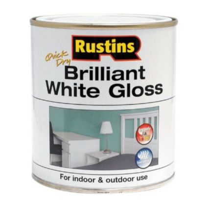 Rustins Quick Drying White Gloss 250ml