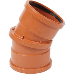 Polypipe 0-30 Degrees Adjustable Double Socket Bend