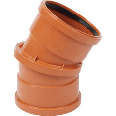 Polypipe 0-30 Degrees Adjustable Double Socket Bend