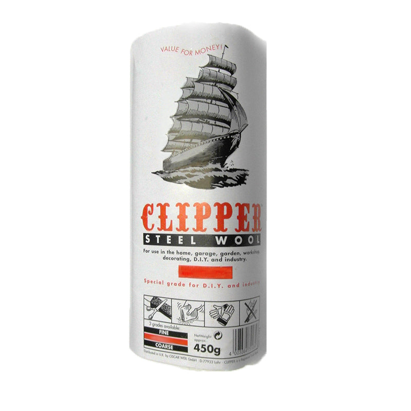 Clipper Steel Wool 450Gm Coarse