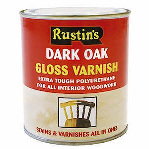 Rustins Polyurethane Varnish Gloss Dark