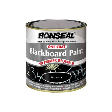 Ronseal One Coat Blackboard Paint 250ml