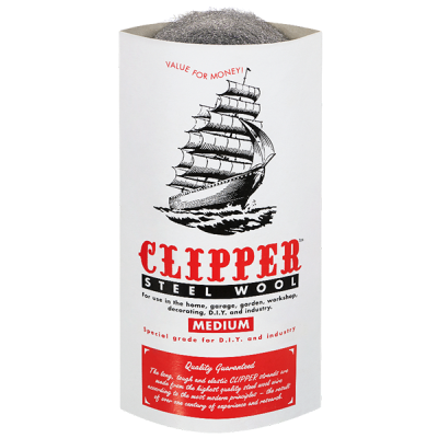 Clipper Steel Wool 450Gm Medium*