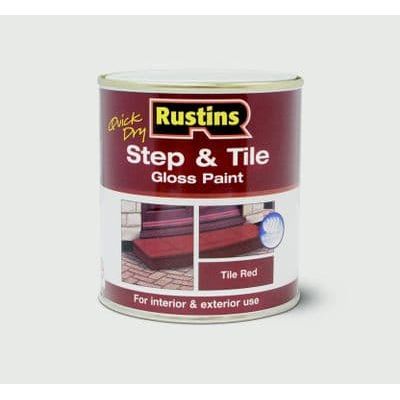 Rustins Quick Drying Step Tile Red 1L