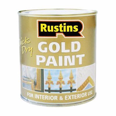 Rustins Quick Dry Gold Paint