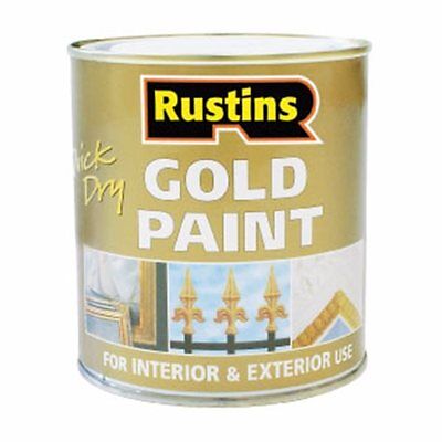 Rustins Quick Dry Gold Paint 100ml