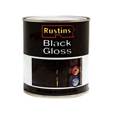 Rustins Quick Dry Black Gloss 500ml