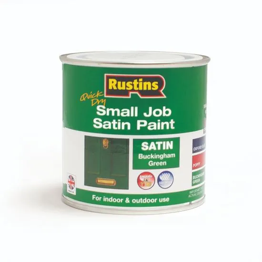 Rustins Quick Dry Small Job Satin 250ml Buckingham Green